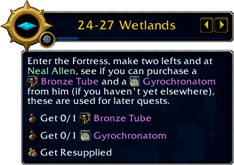 No work required, in game